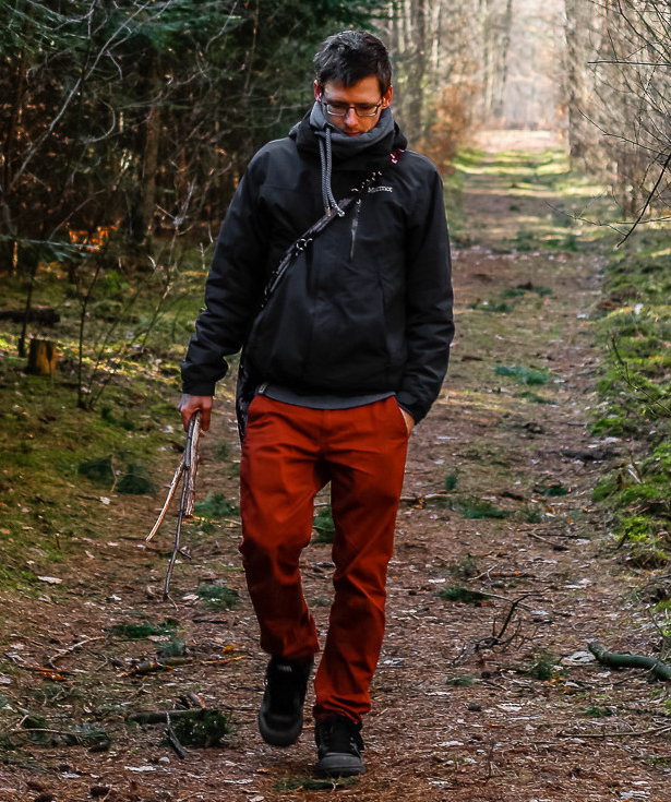 Christian Hergenröther im Wald